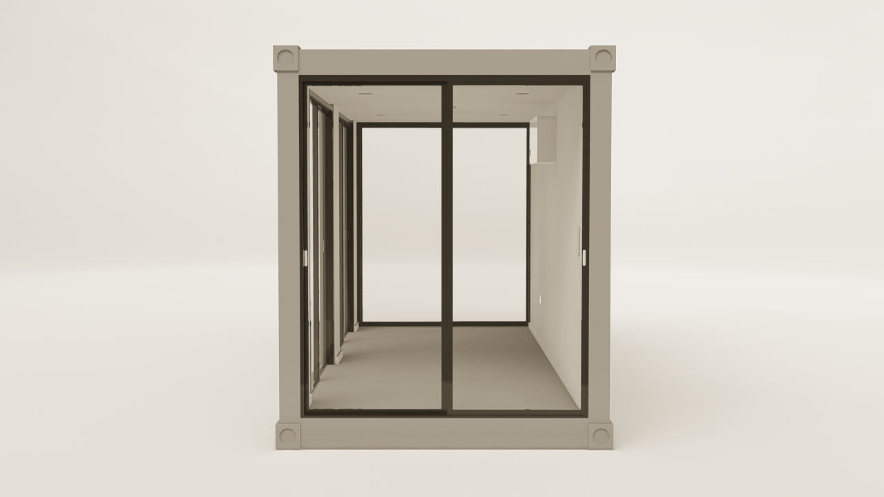 Studio - 15 - Grey Aluminium - 2 End Doors 2 Side Doors view 2