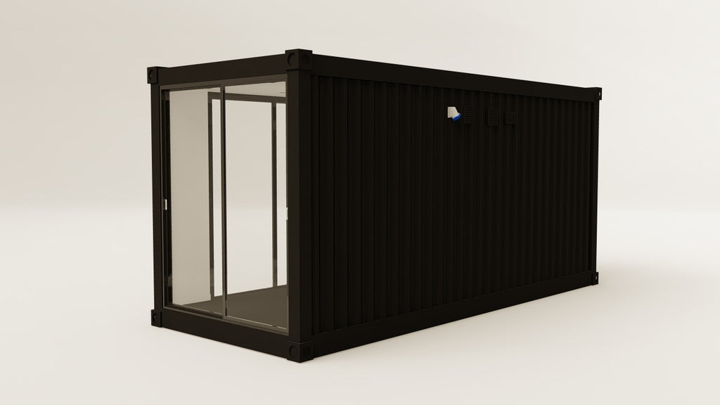 Work Space - 15 - Graphite Black - 4 Doors