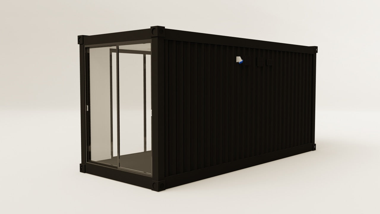 Work Space - 15 - Graphite Black - 4 Doors