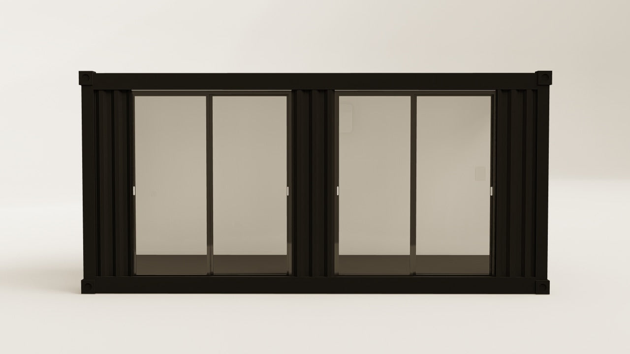 Work Space - 15 - Graphite Black - 4 Doors
