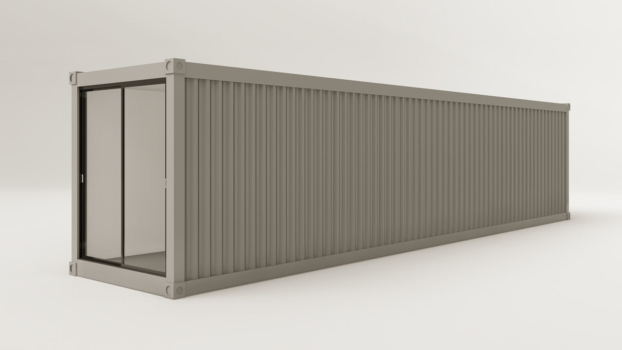 Work Space - 30 - Grey Aluminium - 1 Door