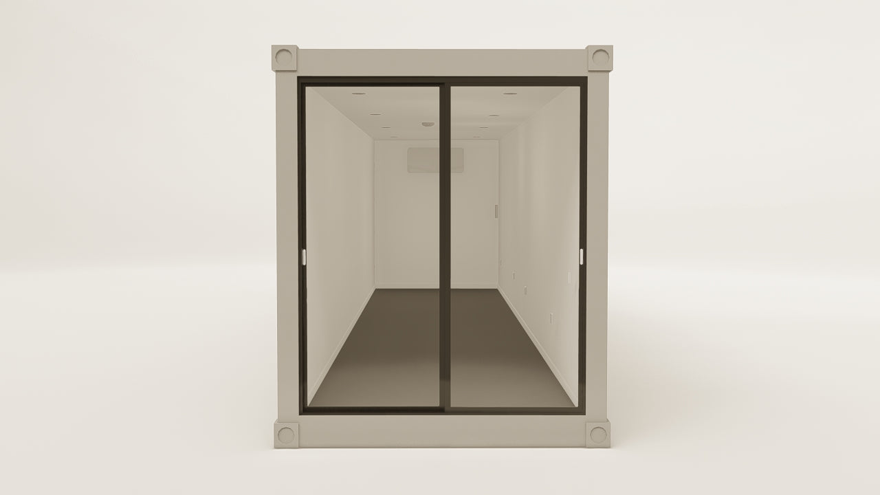 Studio - 30 - Grey Aluminium - 1 End Door view 2
