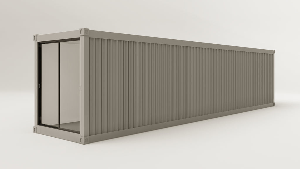 Studio - 30 - Grey Aluminium - 1 End Door view 3