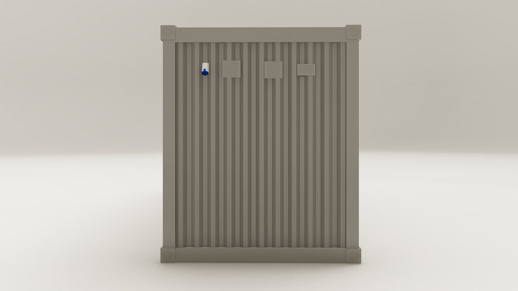 Work Space - 30 - Grey Aluminium - 1 Door