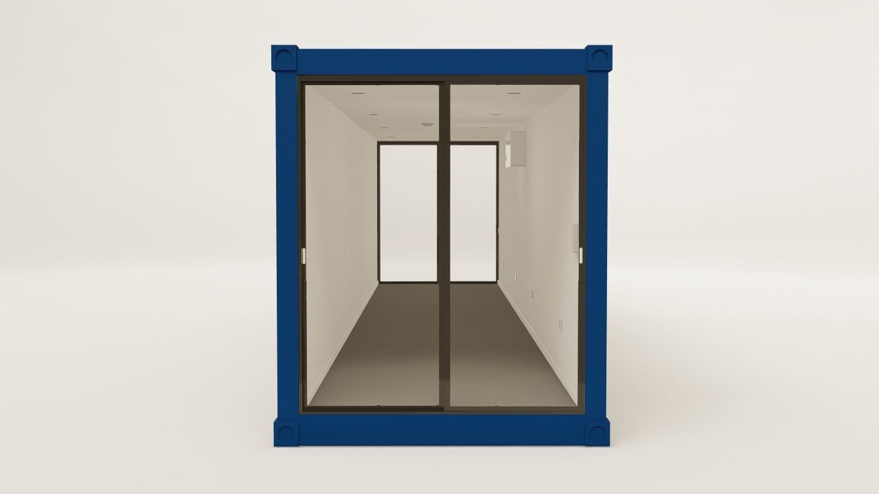 Work Space - 30 - Gentian Blue - 2 Doors