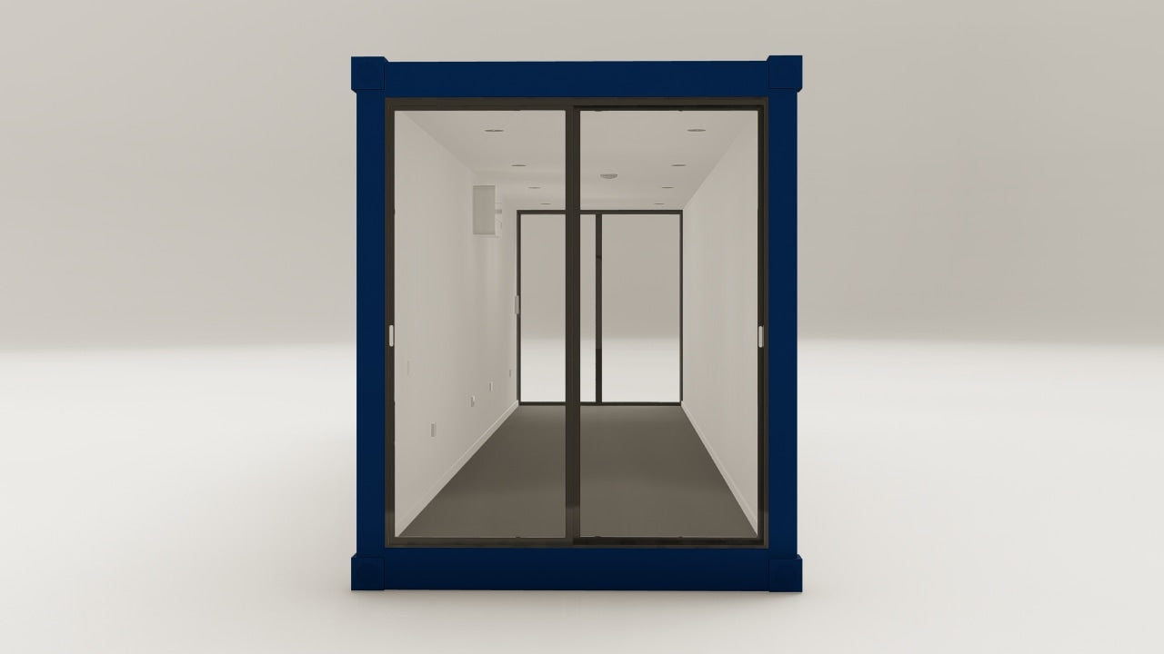 Work Space - 30 - Gentian Blue - 2 Doors