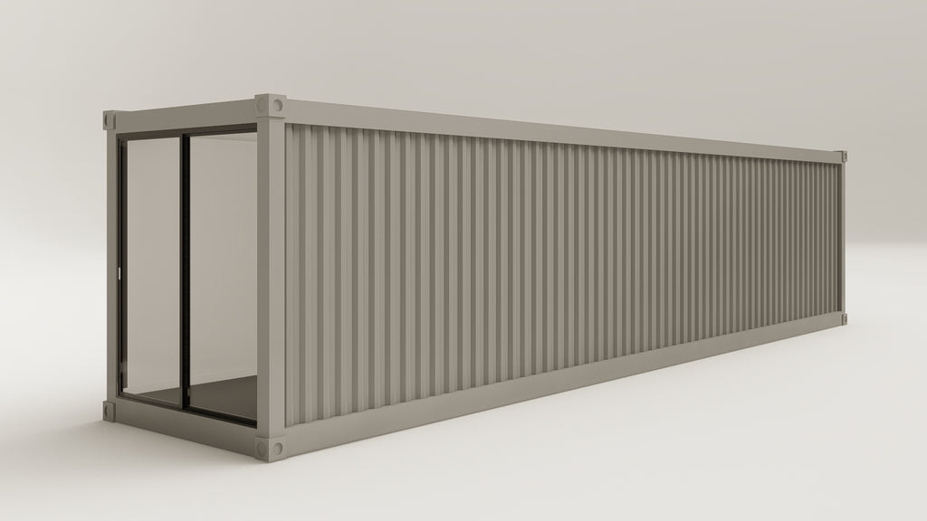 Studio - 30 - Grey Aluminium - 2 End Doors view 1