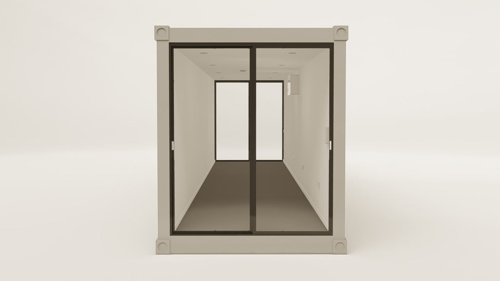 Work Space - 30 - Grey Aluminium - 2 Doors
