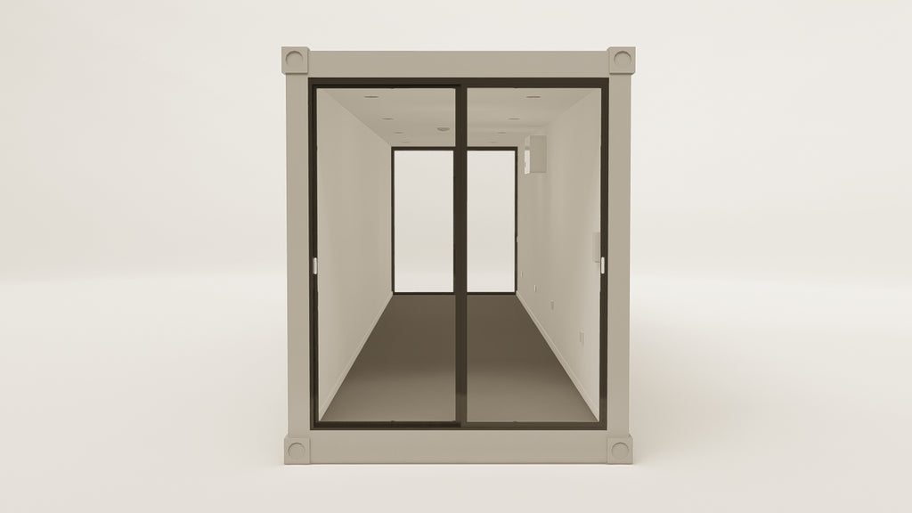 Studio - 30 - Grey Aluminium - 2 End Doors view 2