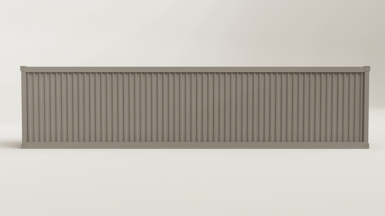 Work Space - 30 - Grey Aluminium - 2 Doors