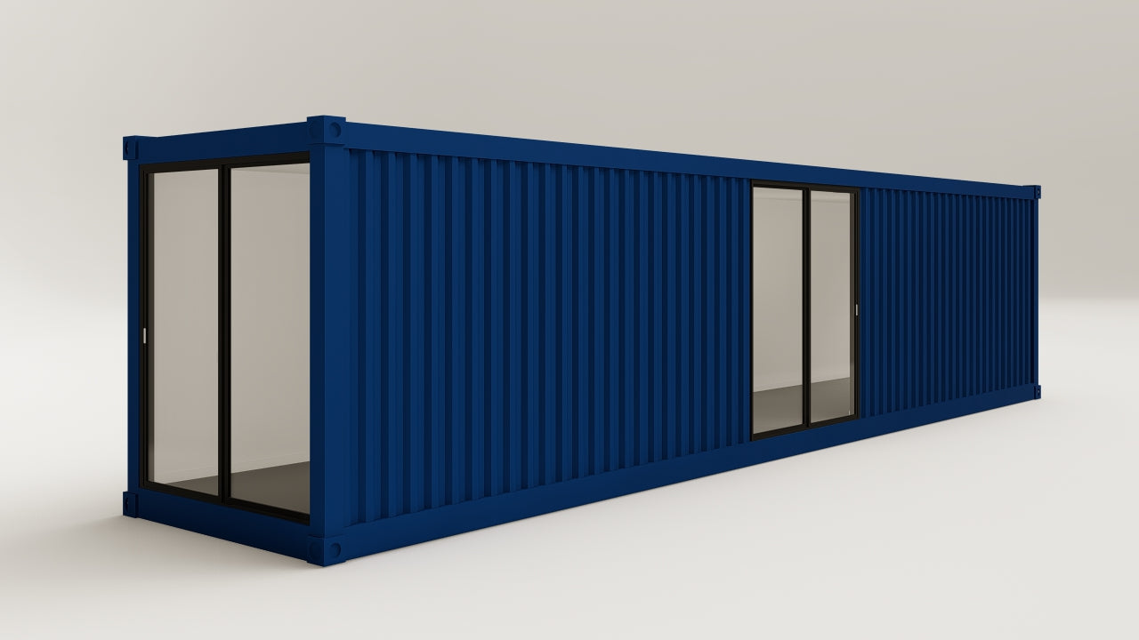Studio - 30 - Gentian Blue - 2 End Doors 1 Side Door view 1