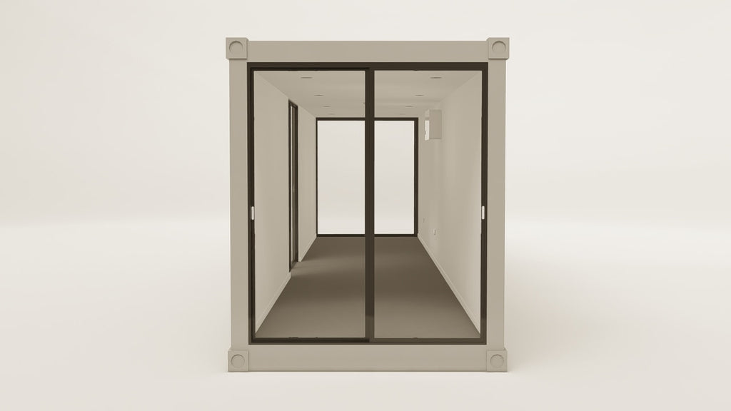 Work Space - 30 - Grey Aluminium - 3 Doors