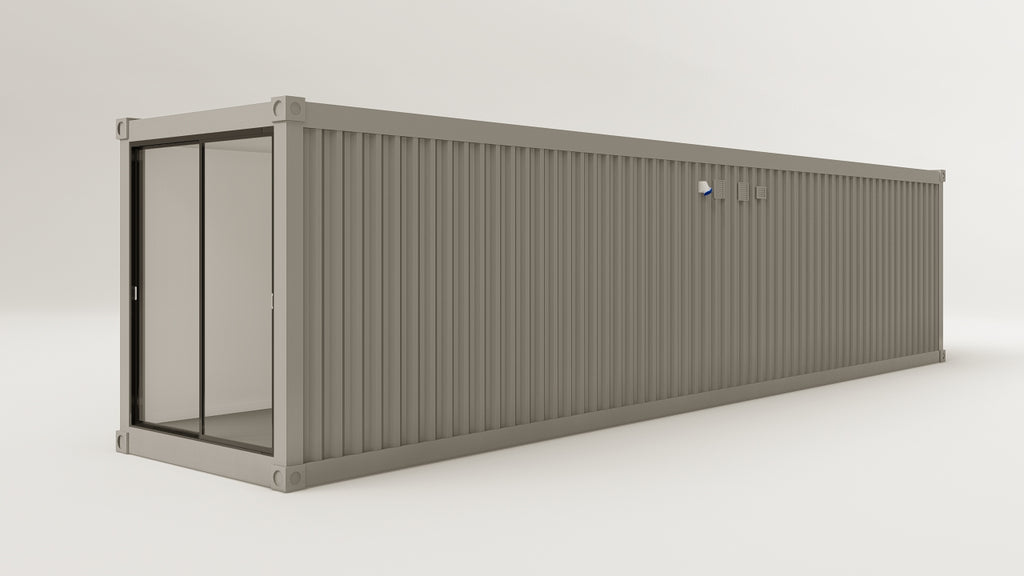 Studio - 30 - Grey Aluminium - 2 End Doors 1 Side Door view 3