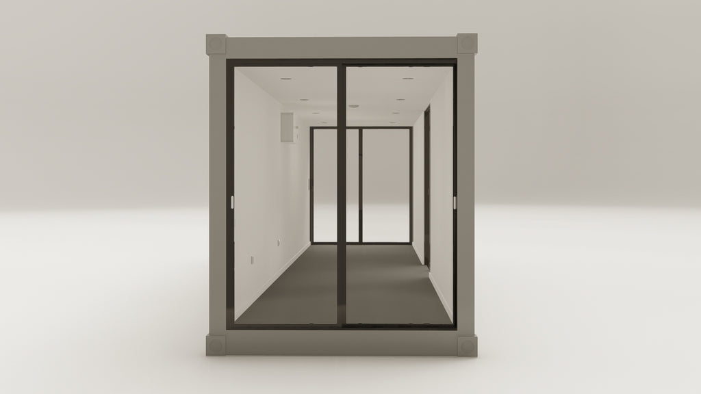 Studio - 30 - Grey Aluminium - 2 End Doors 1 Side Door view 5
