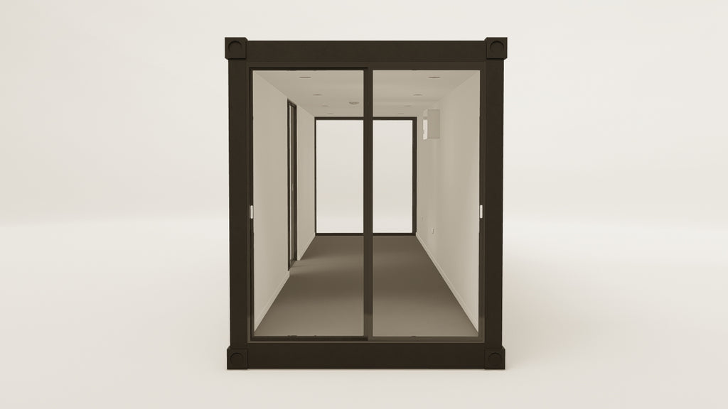 Studio - 30 - Graphite Black - 2 End Doors 1 Side Door view 2