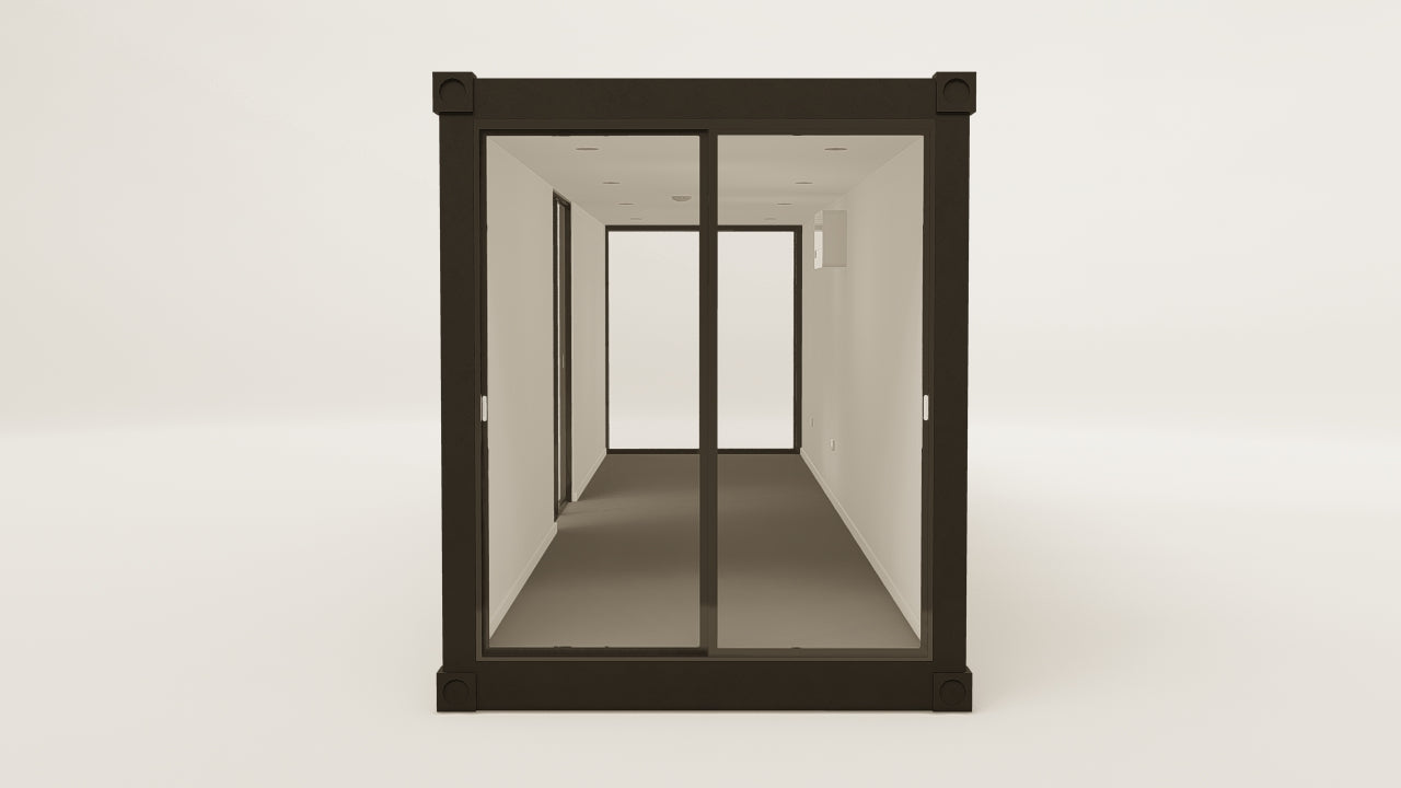 Studio - 30 - Graphite Black - 2 End Doors 1 Side Door view 2