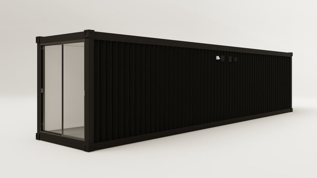 Work Space - 30 - Graphite Black - 3 Doors