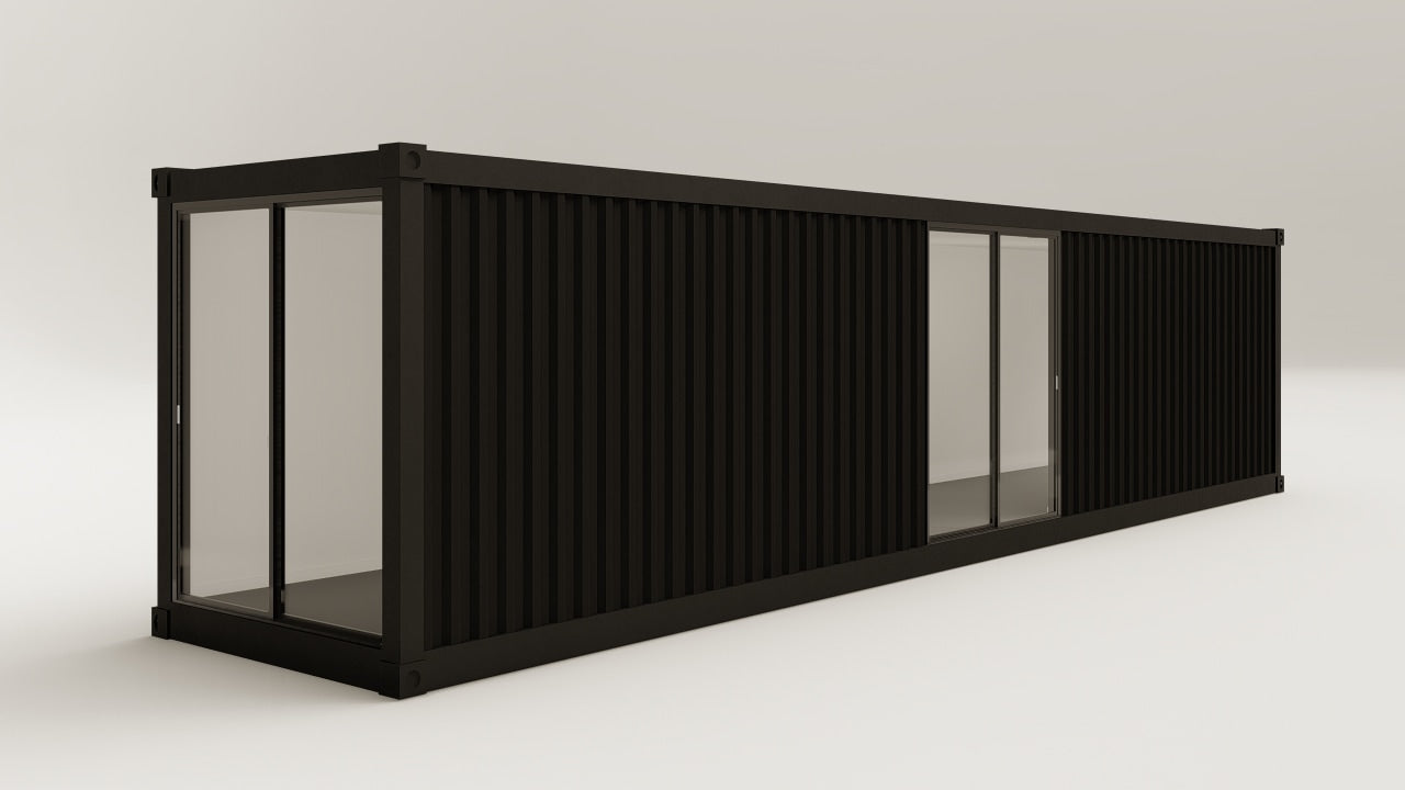Work Space - 30 - Graphite Black - 3 Doors