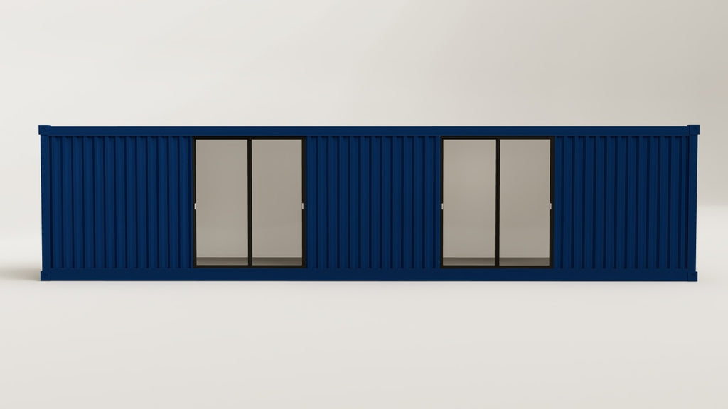 Work Space - 30 - Gentian Blue - 4 Doors