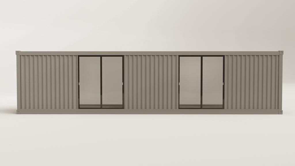 Studio - 30 - Grey Aluminium - 2 End Doors 2 Side Doors view 4