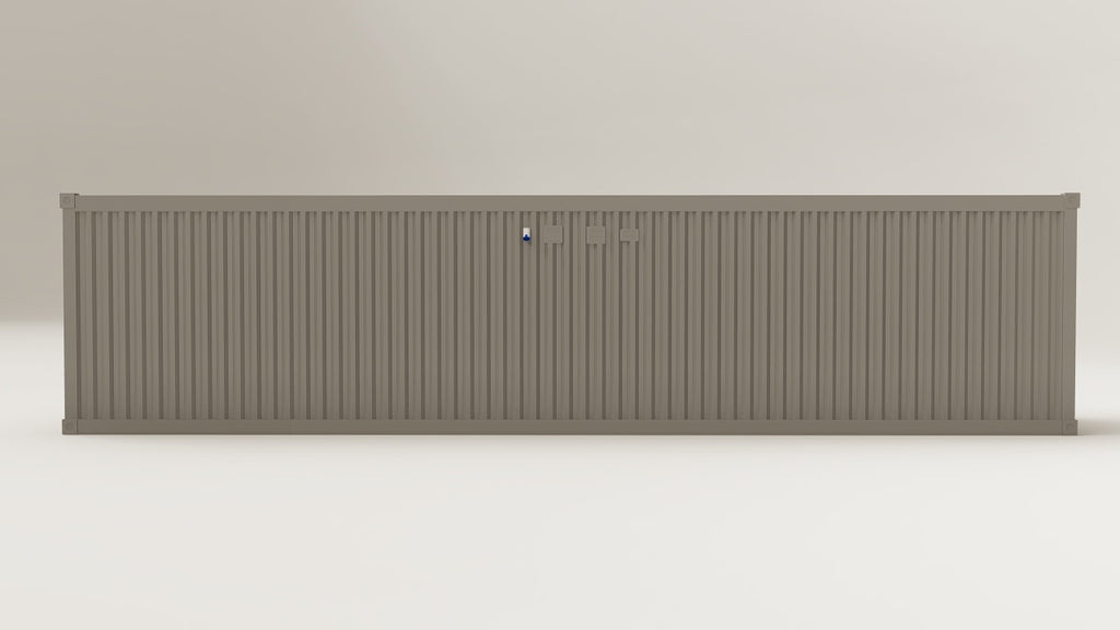 Work Space - 30 - Grey Aluminium - 4 Doors