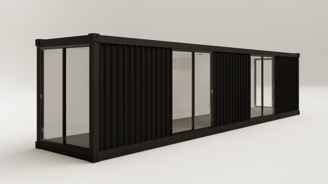 Work Space - 30 - Graphite Black - 4 Doors