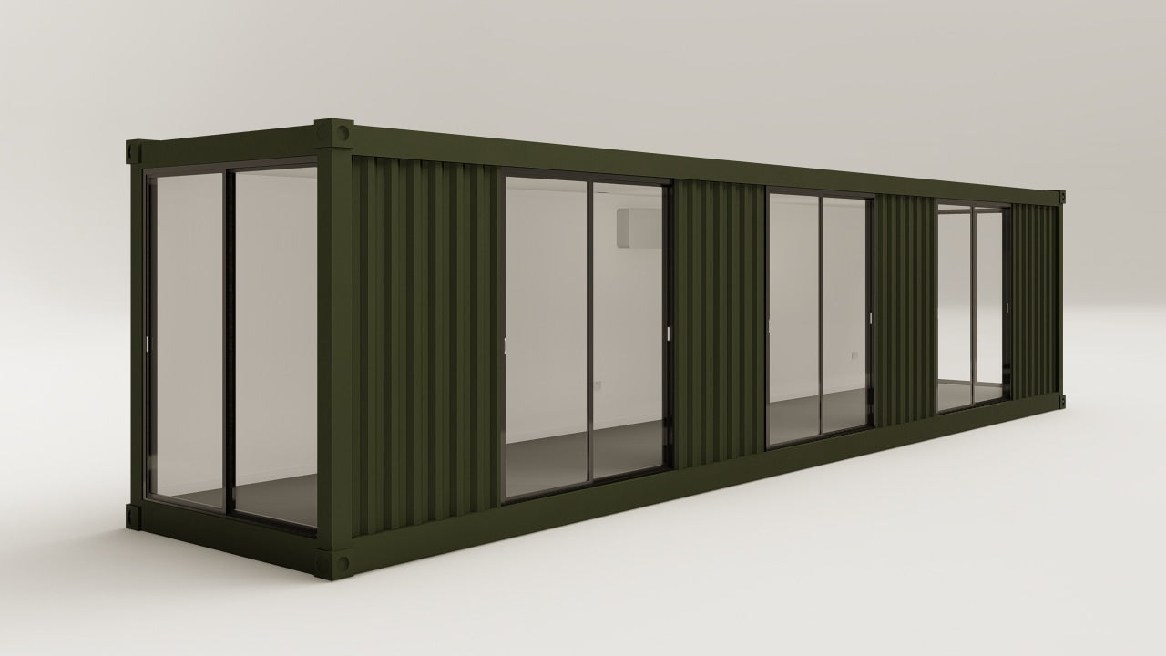 Work Space - 30 - Bottle Green - 5 Doors