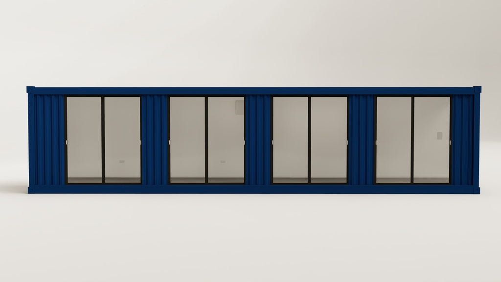 Work Space - 30 - Gentian Blue - 6 Doors
