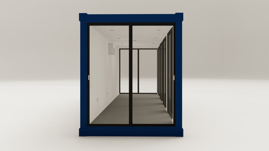 Work Space - 30 - Gentian Blue - 6 Doors