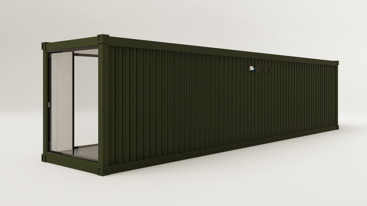 Work Space - 30 - Bottle Green - 6 Doors