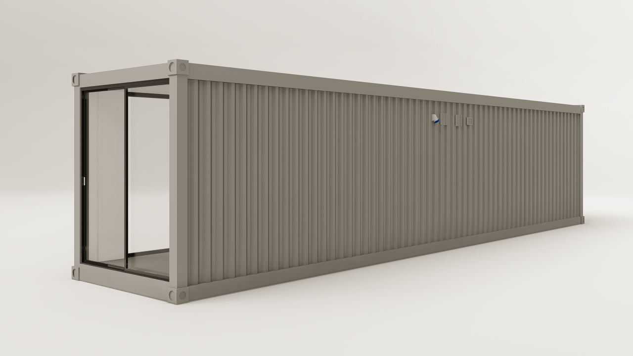 Studio - 30 - Grey Aluminium - 2 End Doors 4 Side Doors view 3