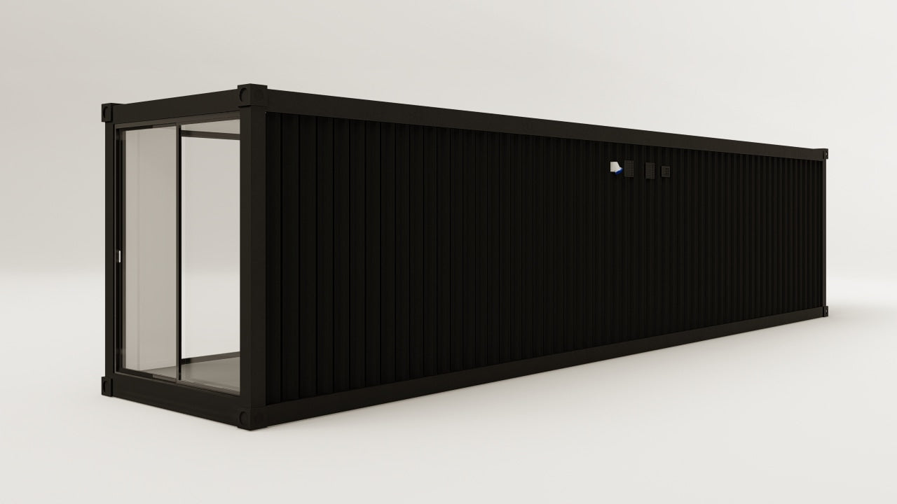 Work Space - 30 - Graphite Black - 6 Doors