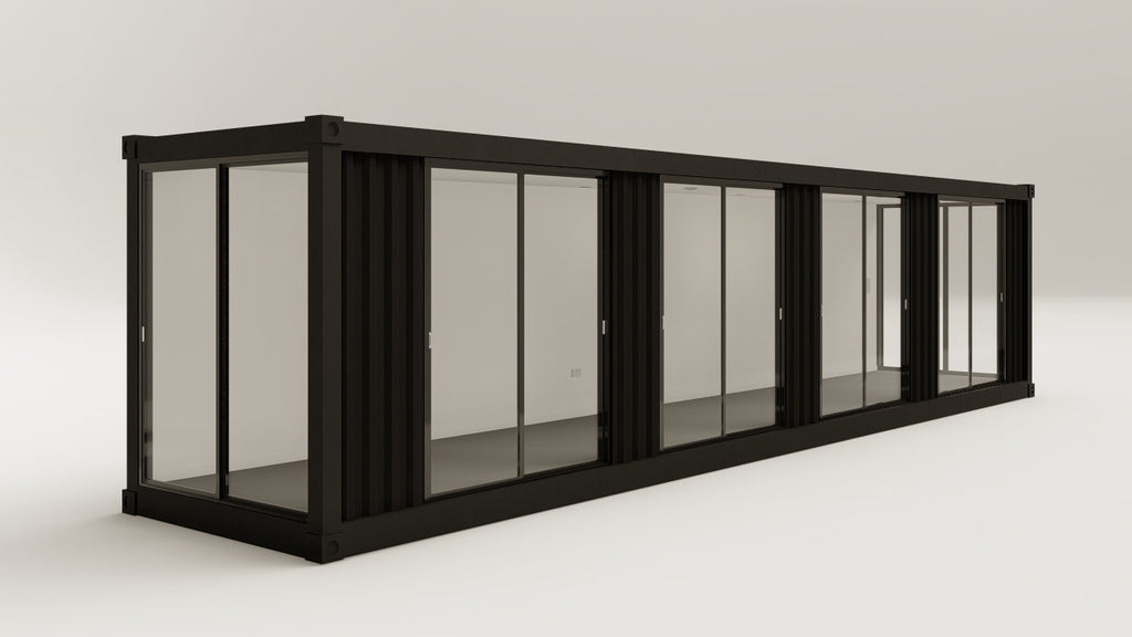 Work Space - 30 - Graphite Black - 6 Doors